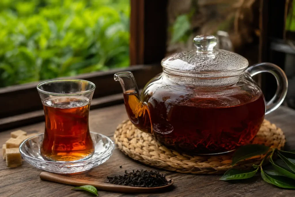 چای ایرانی دیر رنگ